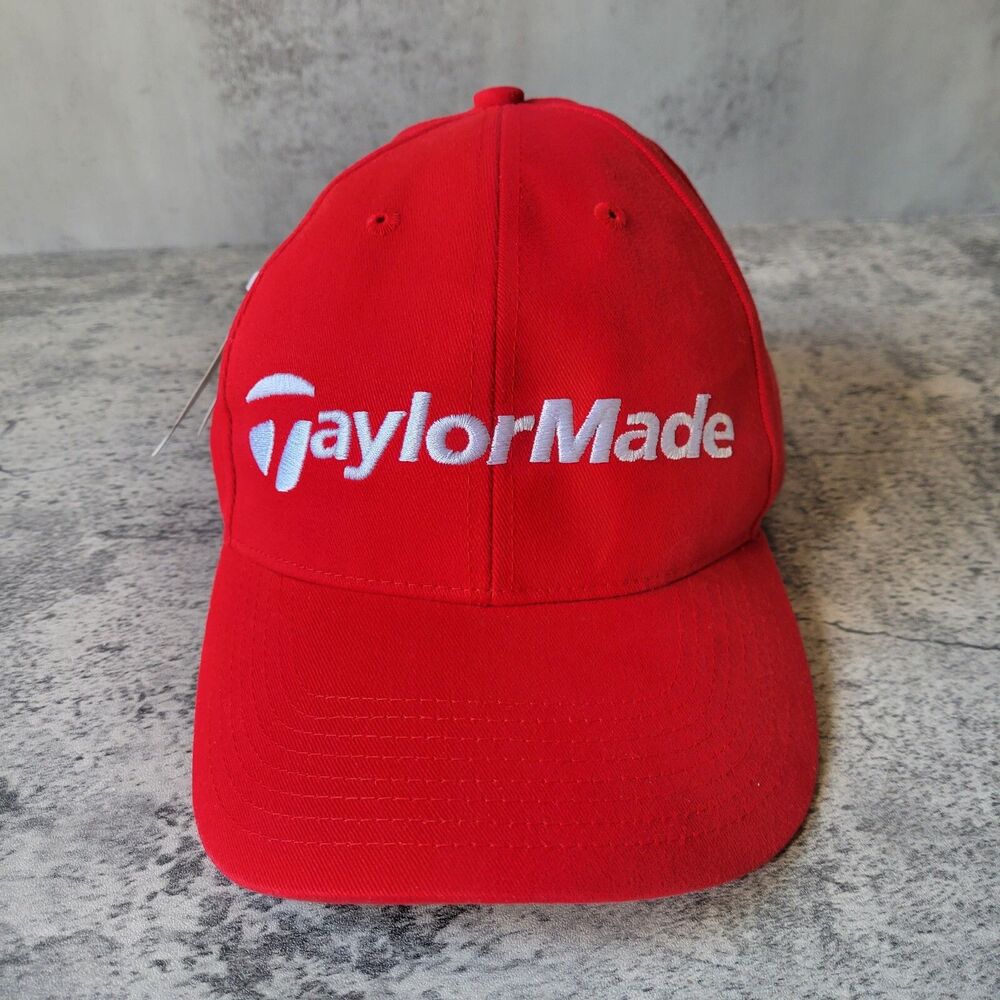 TaylorMade 3-D GOLF Cap BASEBALL Hat Mens Tour Adjustable Semistructured Fit NEW